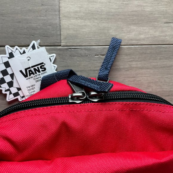 Vans CAPTAIN MARVEL Girls Backpack/Schoolbag, Racing Red VN0A3QXFIZQ NEW - Picture 8 of 14